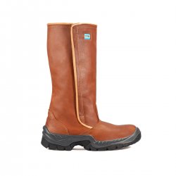  Bota Petrombu planta PU/PU - c/p acero - cierre lateral 